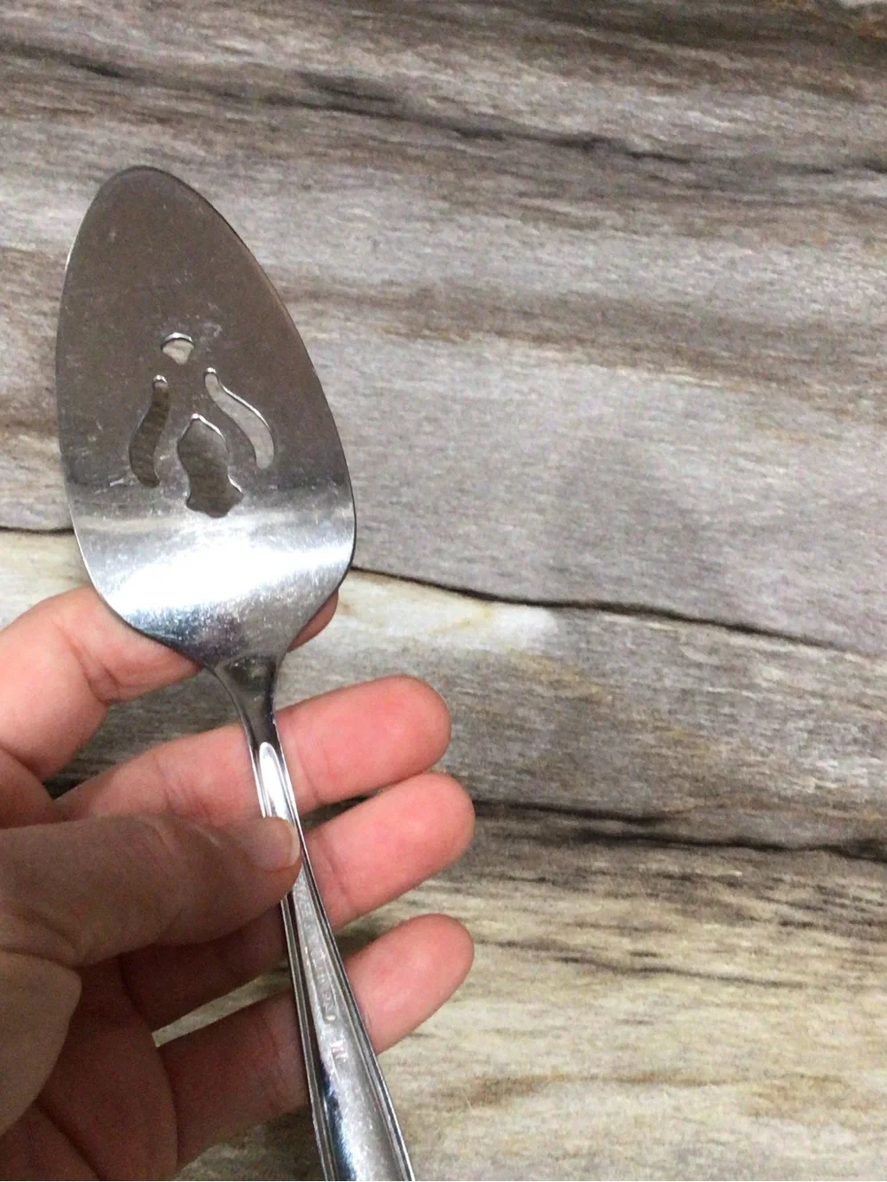 Vintage Rogers Stainless Steel Pie Cake Server 8.75” Dessert Serving Utensil